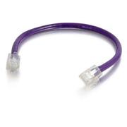 C2G 12 ft. Cat6 Non-Booted Unshielded-UTP Ethernet Network Patch Cable - Purple 4221
